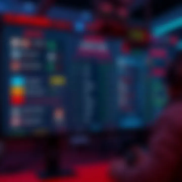 A colorful gaming stats screen shows bizarre character stats and effects, illustrating the strange consequences of gameplay choices.