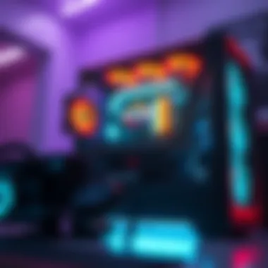 A custom-built PC featuring AMD Ryzen 5800X, 32GB RAM, and RTX 5070ti graphics card.