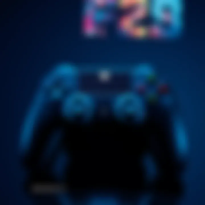 A DualSense 5 controller showing the customized button layout for GTA 5