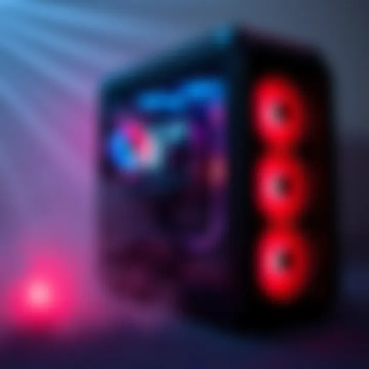 Custom PC named Pig A powerful custom PC built for gaming, featuring a Ryzen 5500 processor and RTX 5050 graphics card, designed for high performance and upgradability.