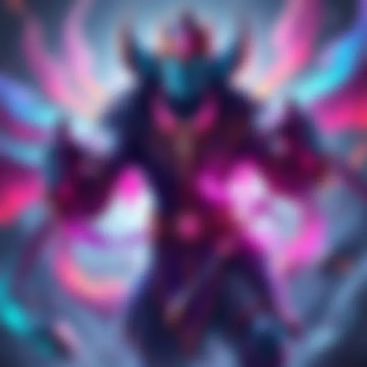 A creative custom card featuring the character Ramattra, showcasing unique art and design elements.