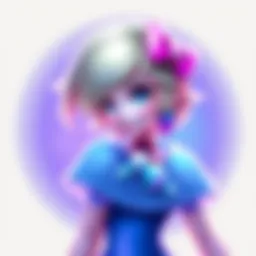 A custom wallpaper featuring Rosalina from the game, with vibrant colors and a clear background, perfect for mobile devices.