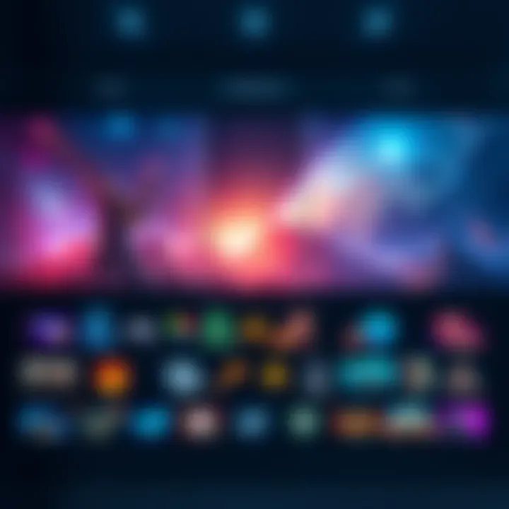 A personalized gaming library layout showcasing various game icons and organized sections for a smooth gaming experience.