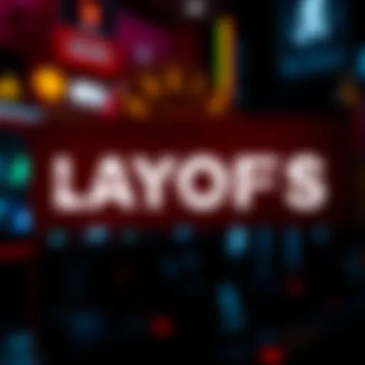 A graphic showing a warning about layoffs affecting Bethesda and Microsoft workers in the gaming industry, featuring the CWA logo.