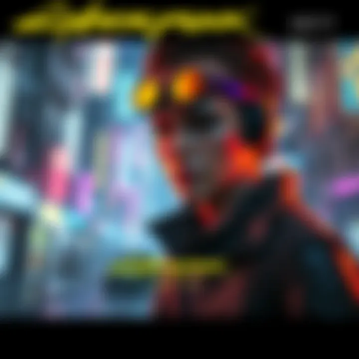 A visually enhanced character in Cyberpunk 2077 showcasing detailed textures and vibrant colors in Night City environment