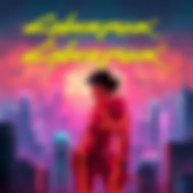 Cyberpunk 2077 Game Cover Cover art featuring a futuristic city skyline with a character in a neon-lit outfit, symbolizing the success of Cyberpunk 2077.