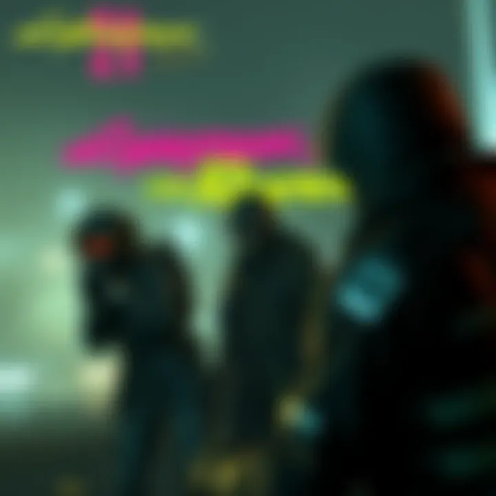 A scene from Cyberpunk 2077 showing characters in a dramatic moment during the 'Don't Fear the Reaper' mission.