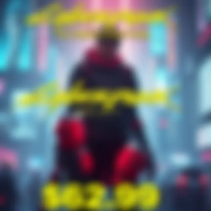 Promotional image for Cyberpunk 2077 Ultimate Edition at a discounted price
