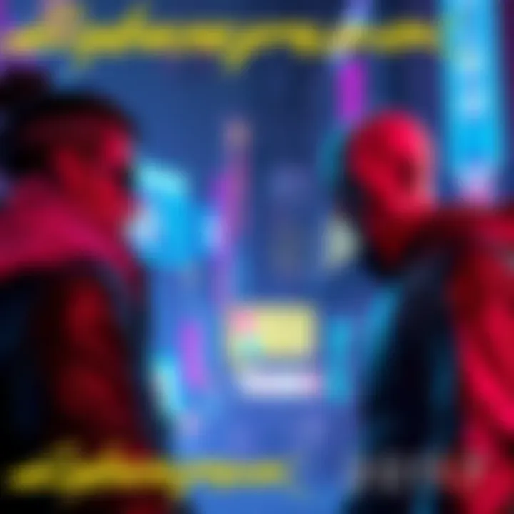 A character in Cyberpunk 2077 engaging in a key dialogue with another character, highlighting a choice that leads to a secret ending.