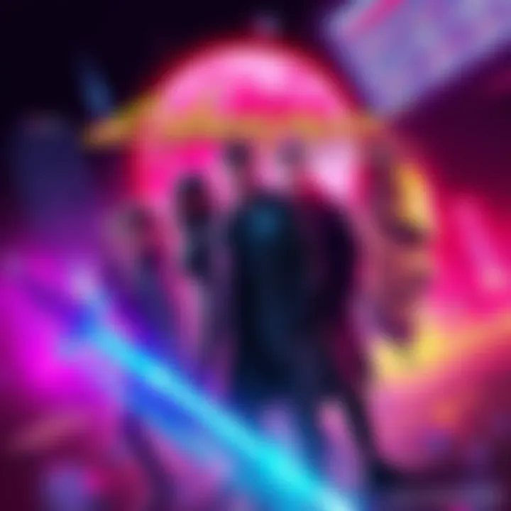 Poster showcasing Cyberpunk: Edgerunners 2 with vibrant colors and characters from the series