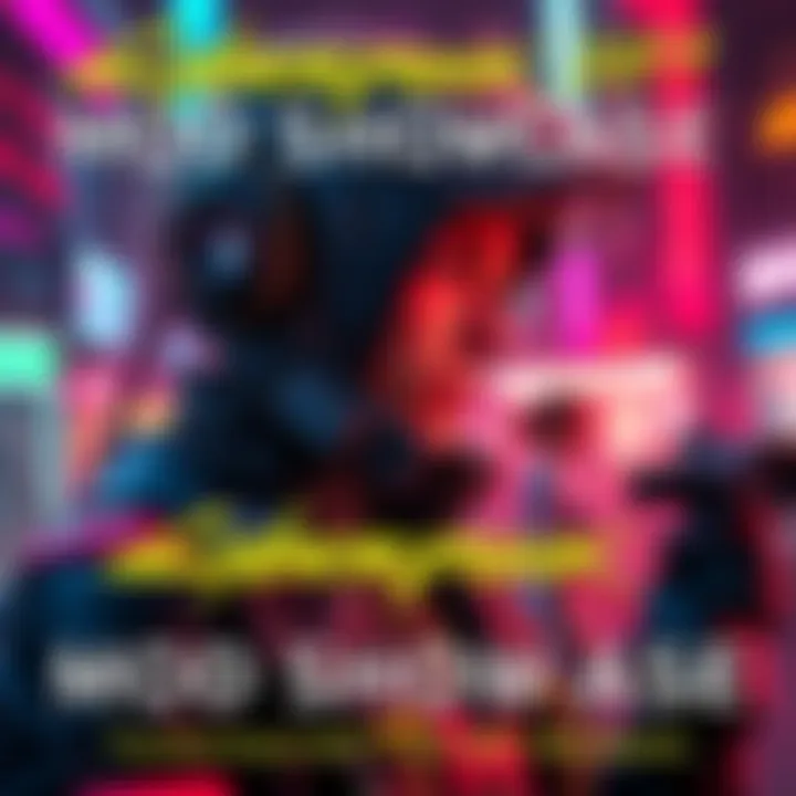 A captivating scene from Cyberpunk 2077 featuring vibrant character customization and enhanced visuals using mods.