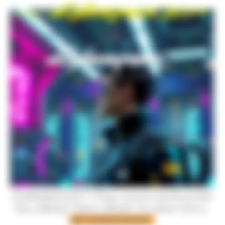 A character from Cyberpunk 2077 in a futuristic setting, contemplating whether to buy the Phantom Liberty DLC.