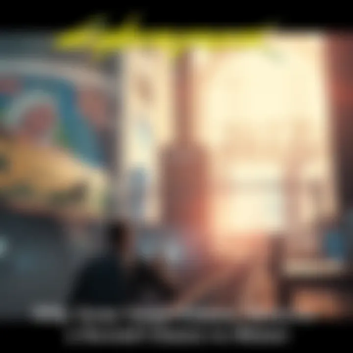 Video game transformation concept A screenshot showcasing gameplay from Cyberpunk 2077 highlighting its graphical improvements and vibrant environment after updates.
