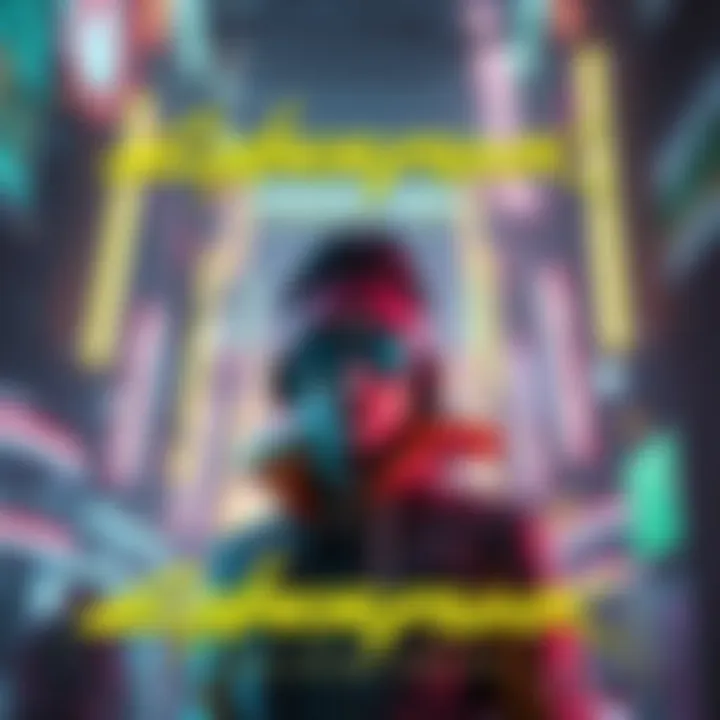 A character from Cyberpunk 2077 surrounded by neon lights, showcasing new gameplay features in Update 2.3