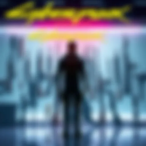 Cyberpunk 2077 Weapon Selection A character in Cyberpunk 2077 stands in front of a selection of various weapons, considering which to keep and which to drop, showcasing different types of firearms and melee weapons.