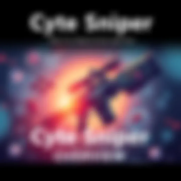 An illustration showing the features and interface of Cyte Sniper, highlighting its key components and functionalities