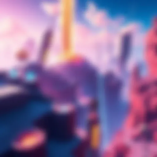 A vibrant view of the D2 Lightfall environment shown in an original image from Artemis 2, featuring colorful visuals and game's unique atmosphere.