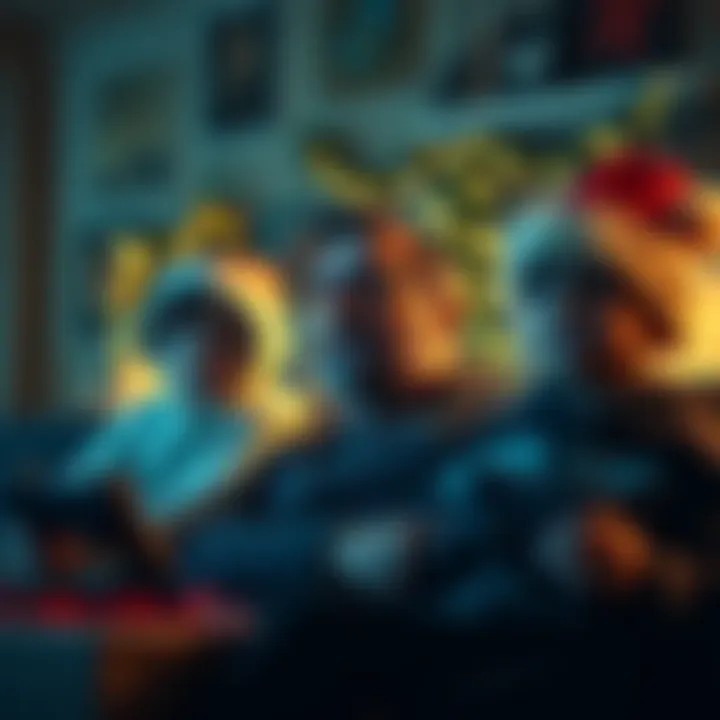 Father and his children looking frustrated while waiting for the Black Ops 7 game to download on Christmas morning