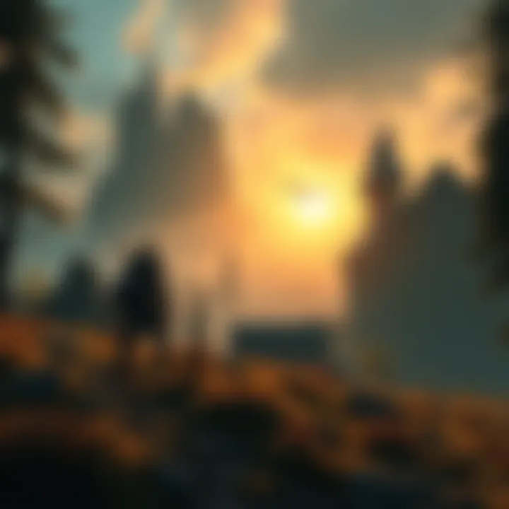 A character exploring a fantasy landscape in Daggerfall, showcasing the game's open-world environment and classic RPG elements.