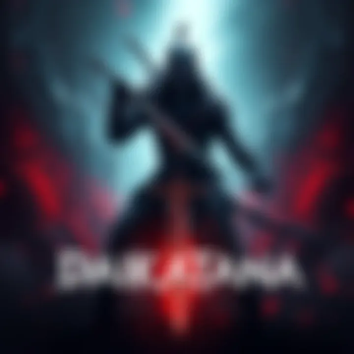 Cover art of the Daikatana video game featuring a warrior with a sword and futuristic elements.