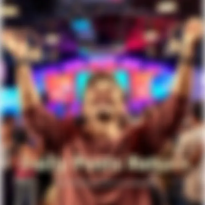 Daily Posts Comeback A person is smiling while raising their hands in triumph, showing gratitude towards supporters and defiance against critics. The background features a vibrant community gathering with people discussin...