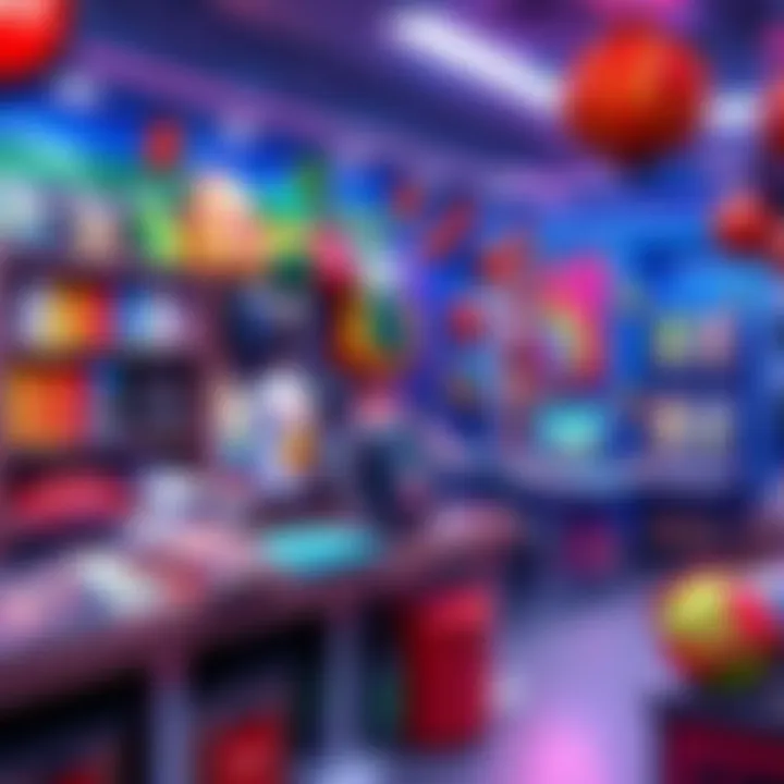 A colorful display of various items available for purchase in the Daily Item Shop, showcasing game-related merchandise and trends for December 21, 2025.