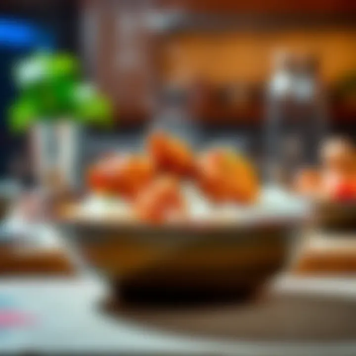 A colorful bowl of chicken curry served with rice, showcasing the same dish featured in a social media challenge over 184 days, with a lighthearted atmosphere.