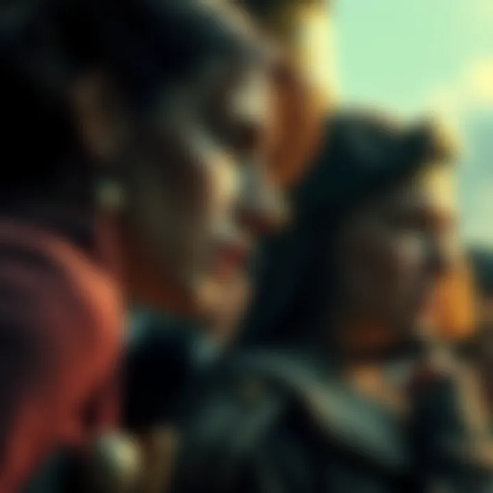 Daisy Fitzroy appears conflicted, showcasing her character's struggle between strength and compromise in a dramatic setting