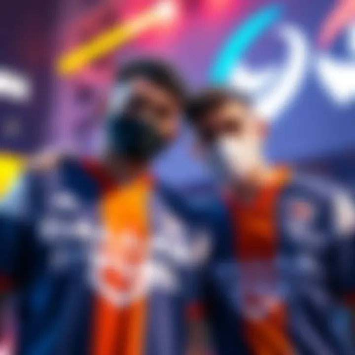 Rak and Lukemino, the new support players for Dallas Fuel, are featured together in esports jerseys, representing the team.