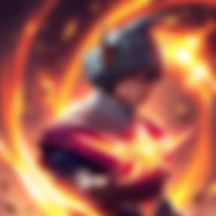 Illustration showing a character with a glowing aura representing damage boost effects in gameplay, highlighting ki and break damage mechanics.