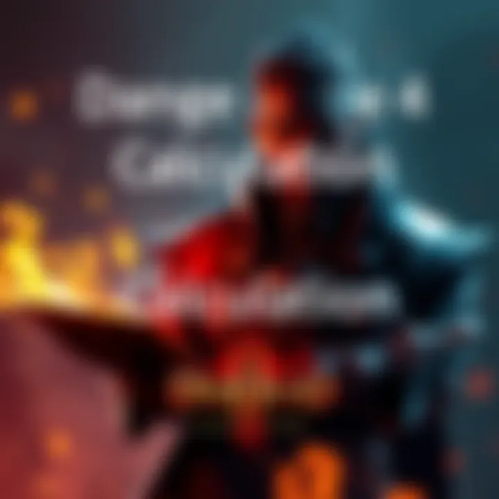 Character in Diablo 4 analyzing damage numbers with a skill in action