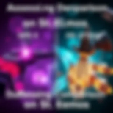 A graphic showing the DPS difference between crit chance and DTOOC builds on St Elmos, with visuals of both builds in action.