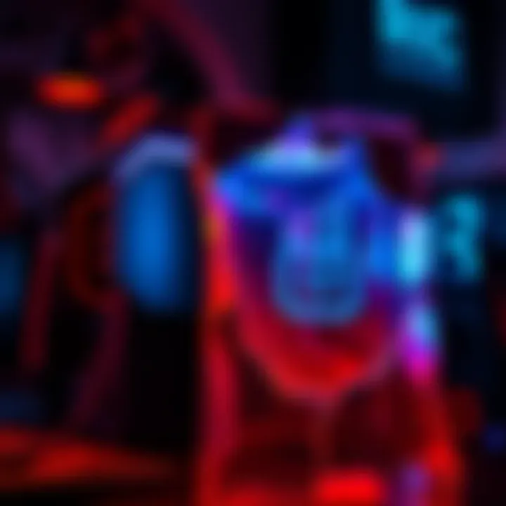 A high-end gaming PC showing signs of damage, symbolizing the impact of the Vanguard update on cheaters in Valorant.