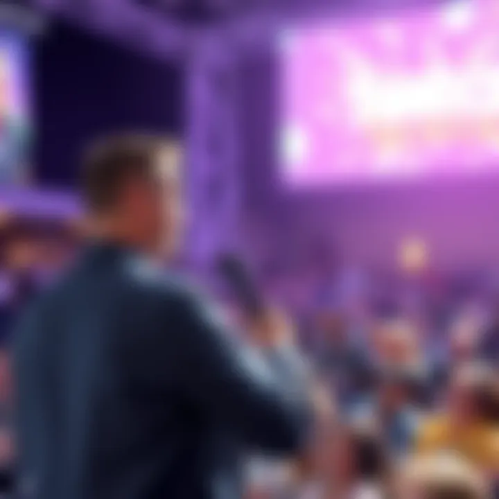 Twitch CEO Dan Clancy addresses the crowd at TwitchCon about security measures for streamers after the Emiru incident