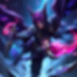 A digital illustration of the Dark Seer hero showcasing its unique abilities and features in a gaming setting