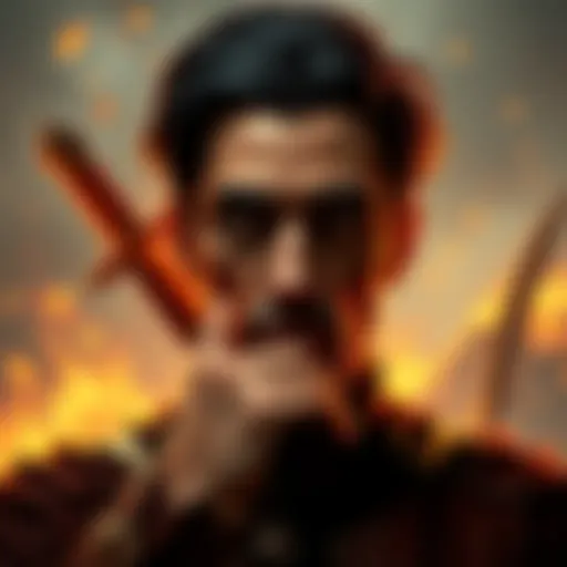 Debate Between Dark Ages and Eternal A thoughtful person pondering the differences between Dark Ages and Eternal during a discussion, showing contrasting visuals of both themes.