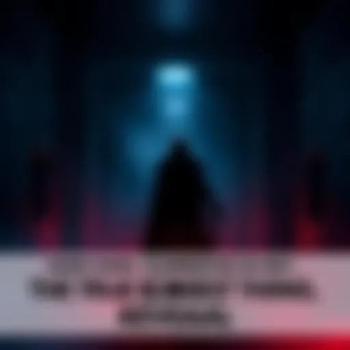 A shadowy character lurking in a dimly lit environment, reflecting the eerie atmosphere of the game Arc.
