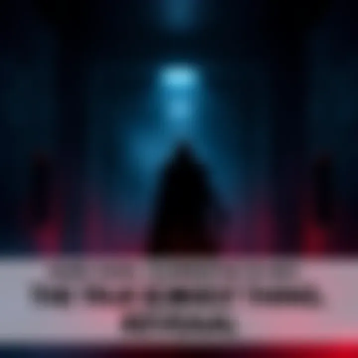 A shadowy character lurking in a dimly lit environment, reflecting the eerie atmosphere of the game Arc.