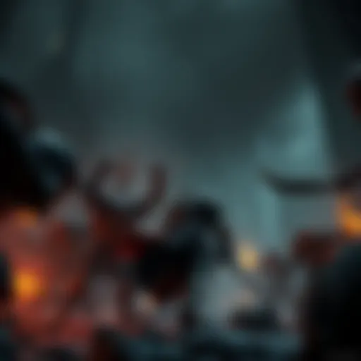 A character in Dark Souls 2 battling enemies in a dark, medieval environment
