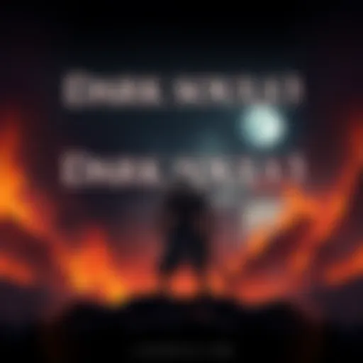 Cover art for Dark Souls 3 showing a warrior standing in a dark, gothic landscape with a fiery backdrop