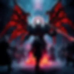 Dark Souls Boss Fight A challenging boss from Dark Souls, featuring a dark and gothic setting with intense player engagement.