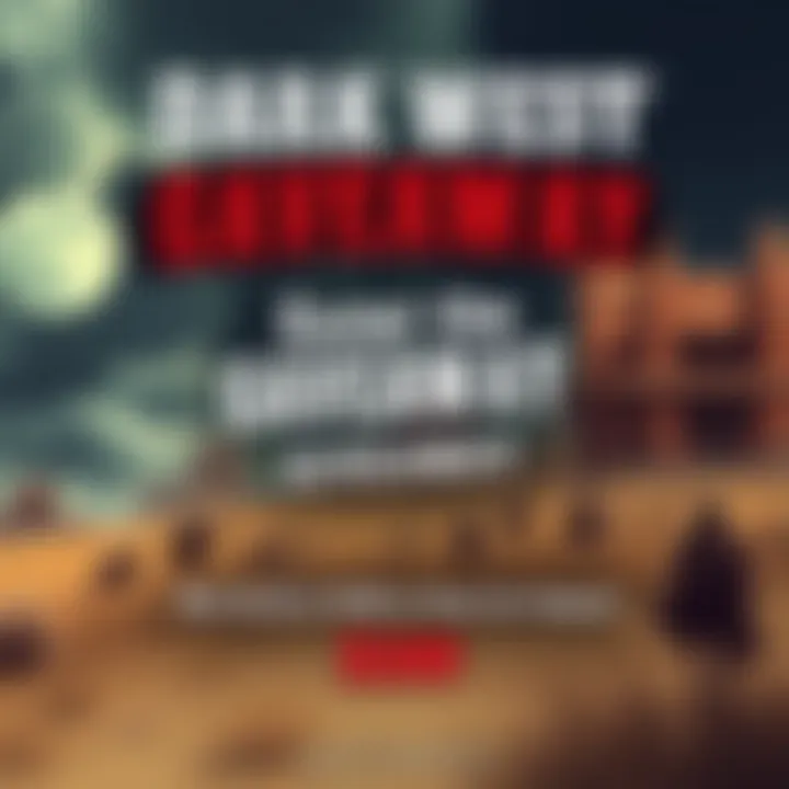 A promotional graphic for the game The Dark West showing a western-themed landscape with mystical elements, highlighting a giveaway for Steam games worth up to $100.