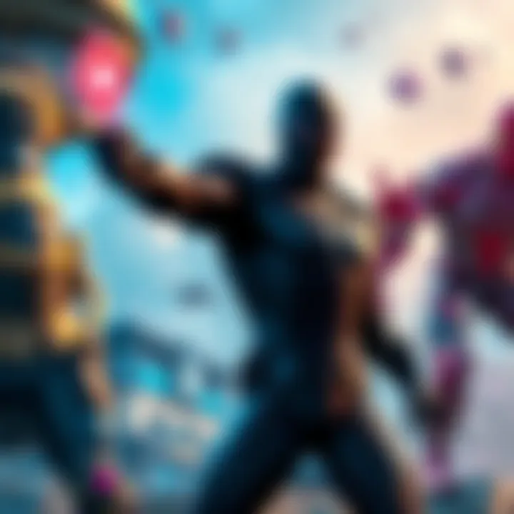 Darkhawk character showcasing gameplay Darkhawk in action, alongside Symbiote Spidey and Thanos stones in a strategic game scene