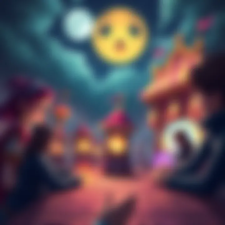 Darkmoon Faire Treasures Players participating in the Darkmoon Faire, trying their luck at the Treasures pull for a grand prize.