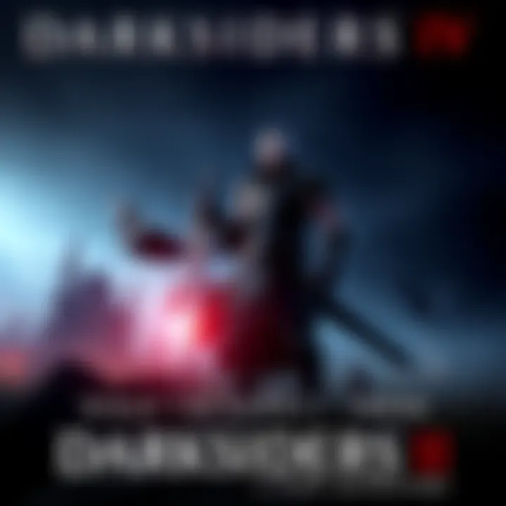 A new hero stands tall with a sword in hand, surrounded by a dark landscape and hints of supernatural elements.