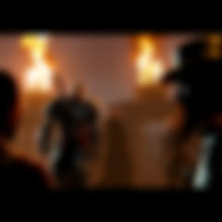 Scene from Darksiders Warmastered showing characters in a dramatic moment without sound