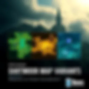 Dartmoor Map Variants Three Dartmoor map variants displayed: Standard, Sunny Outside Only, and Secret Lab with gameplay elements.