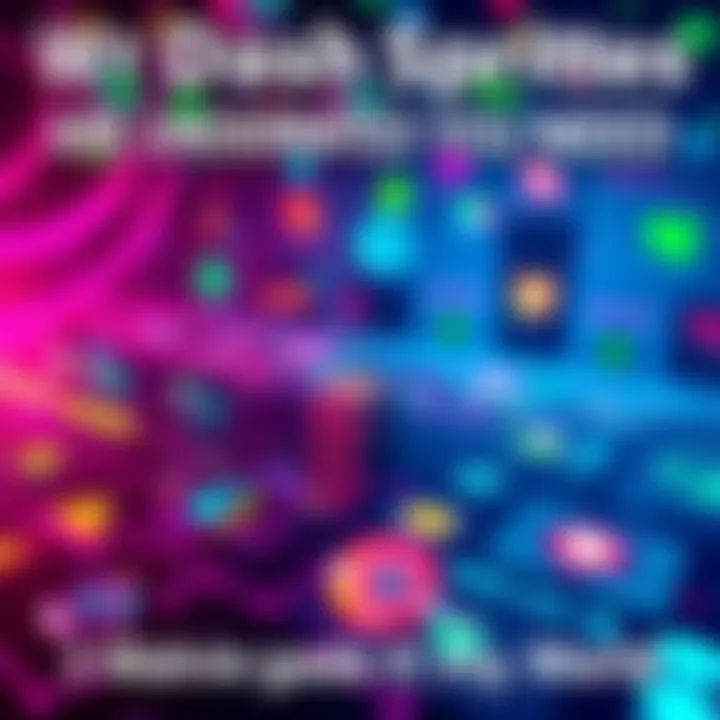 A colorful collection of Dash Sprites showcasing their unique features and benefits, displayed in a visually appealing layout.