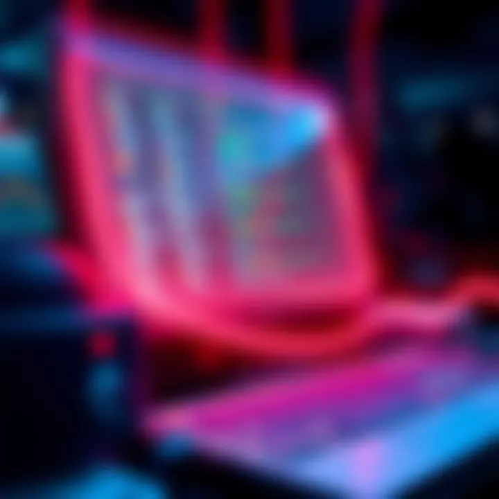 Data Transfer Process Illustration showing a computer screen with data being transferred to a UDB platform.