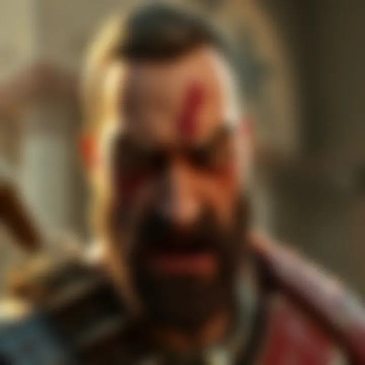 David Jaffe criticizing the game Sons of Sparta in a video, looking frustrated and animated